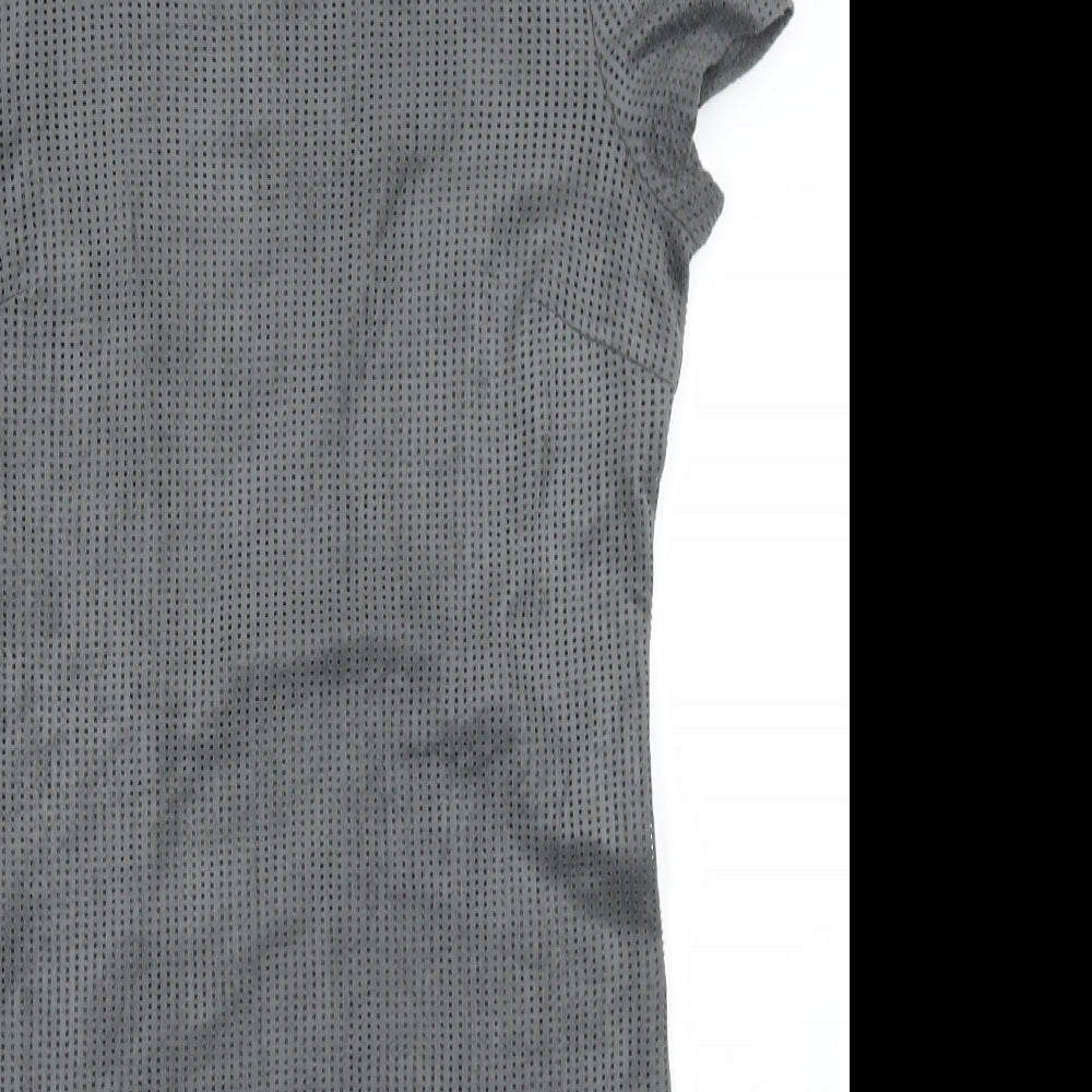 LERROS Womens Grey  Viscose Bodycon  Size 10  Crew Neck