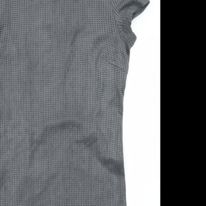 LERROS Womens Grey  Viscose Bodycon  Size 10  Crew Neck