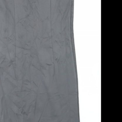 LERROS Womens Grey  Viscose Bodycon  Size 10  Crew Neck