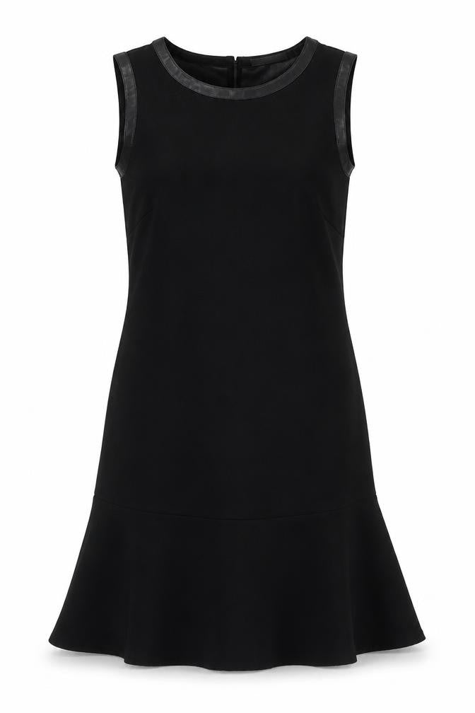 ESPRIT Womens Black  Polyester Fit & Flare  Size 12  Round Neck Zip