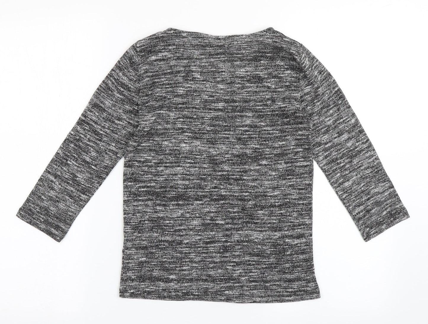 Womens UK Size 6 Dorothy Perkins Grey Basic T-Shirt