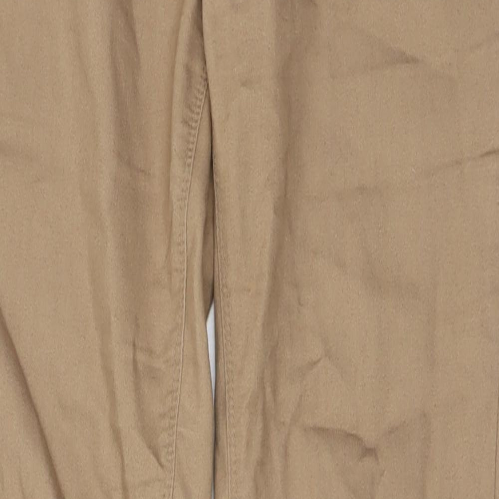 Primark Womens Brown  Cotton Skinny Jeans Size 10 L30 in Regular Button