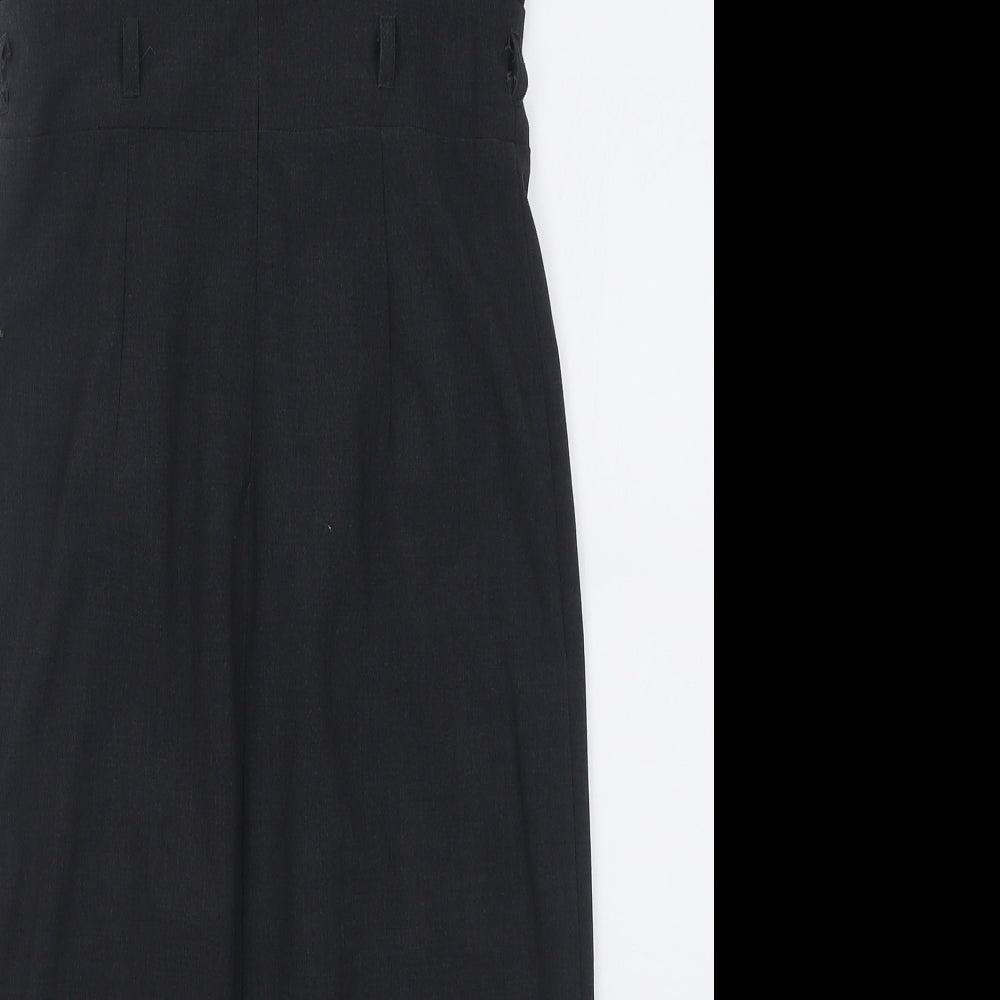 Atmosphere Womens Grey  Polyester A-Line  Size 8  V-Neck Zip