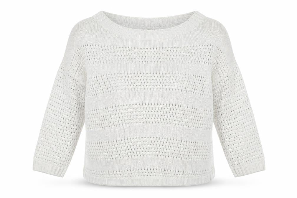 Womens UK Size M Gap White Pullover Jumper