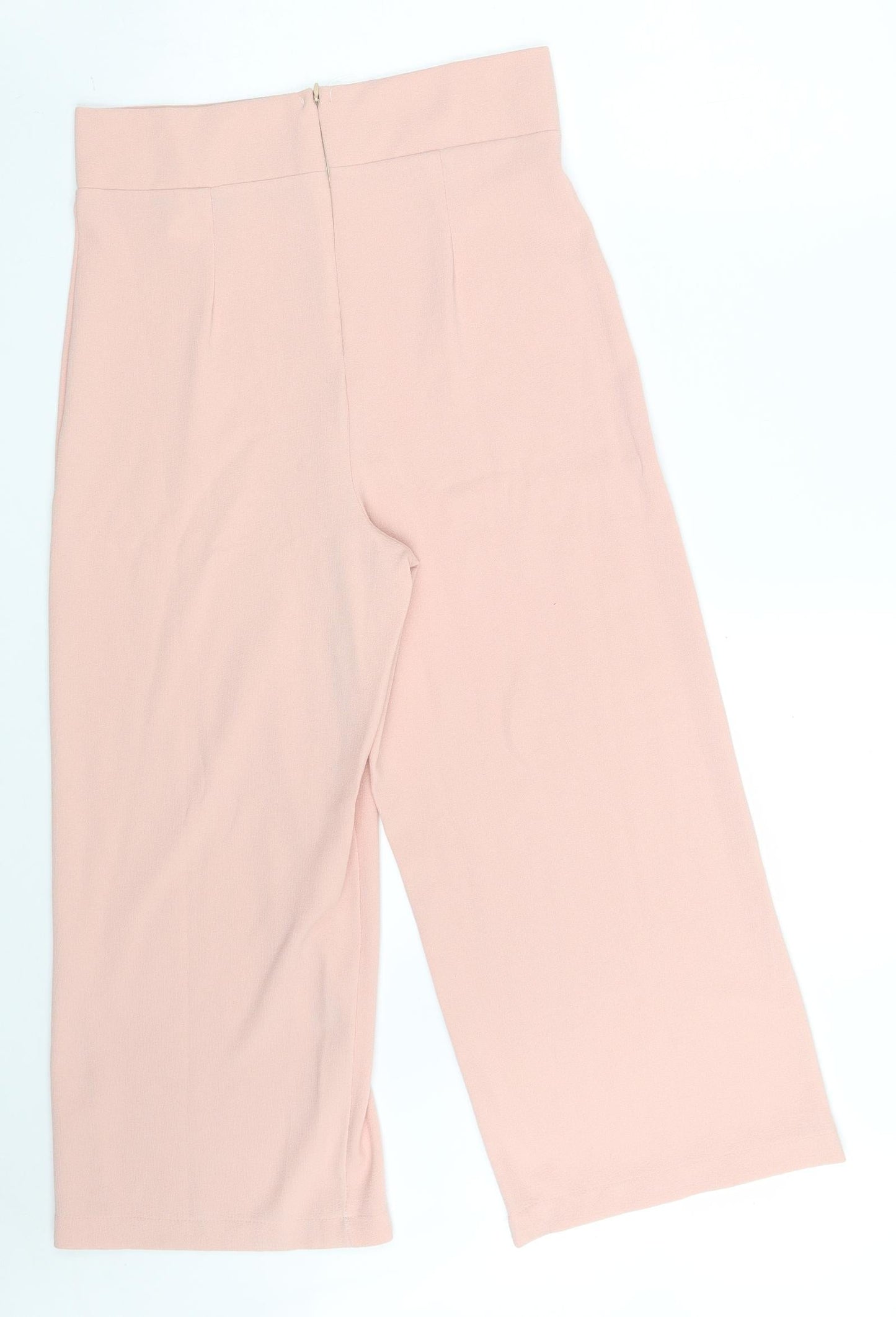 Womens UK Size 10 PRETTYLITTLETHING Regular Fit Bloomer Pink Trousers