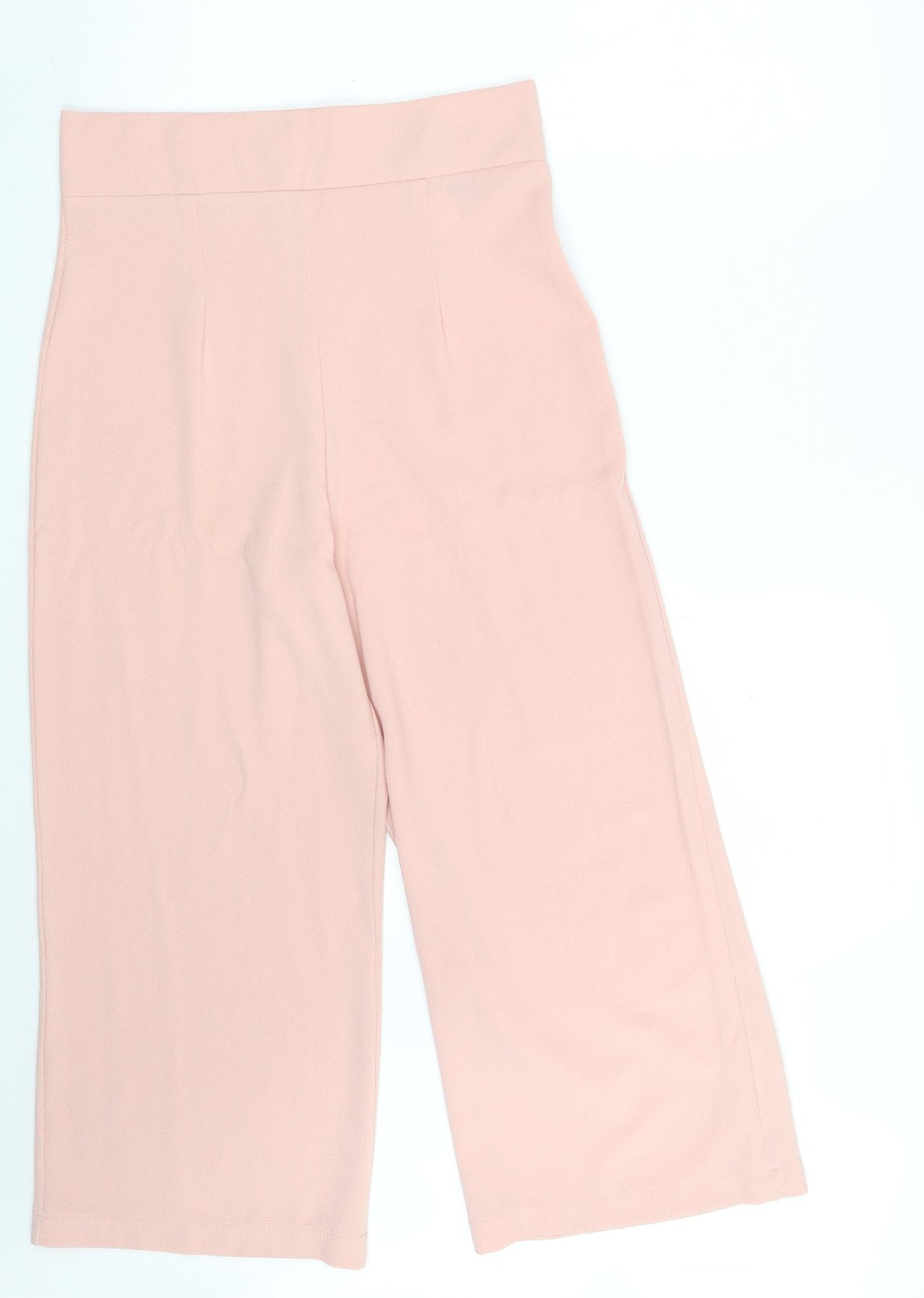 Womens UK Size 10 PRETTYLITTLETHING Regular Fit Bloomer Pink Trousers