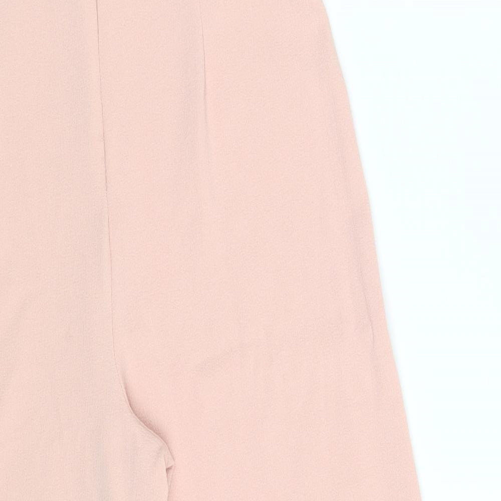 Womens UK Size 10 PRETTYLITTLETHING Regular Fit Bloomer Pink Trousers