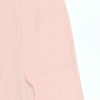 Womens UK Size 10 PRETTYLITTLETHING Regular Fit Bloomer Pink Trousers