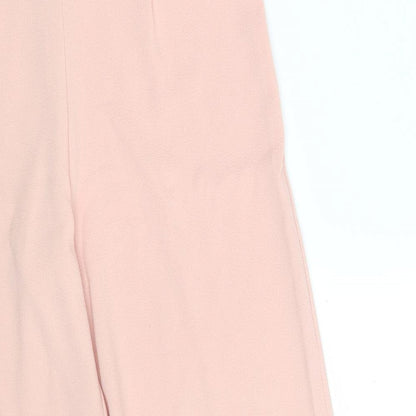 Womens UK Size 10 PRETTYLITTLETHING Regular Fit Bloomer Pink Trousers