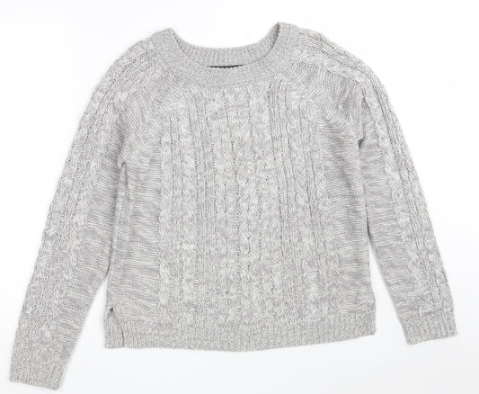 Womens UK Size 10 Select Grey Pullover Jumper