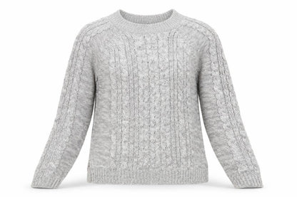 Womens UK Size 10 Select Grey Pullover Jumper