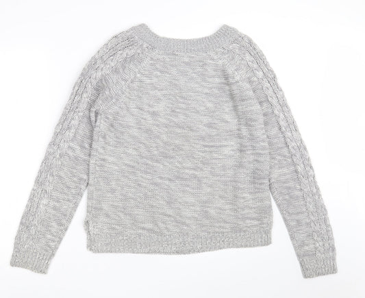 Womens UK Size 10 Select Grey Pullover Jumper