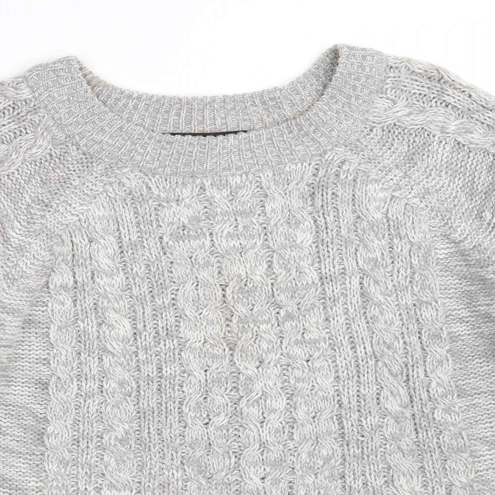 Womens UK Size 10 Select Grey Pullover Jumper
