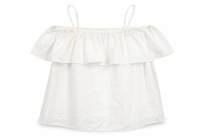 Womens UK Size 10 F&F White Basic Blouse