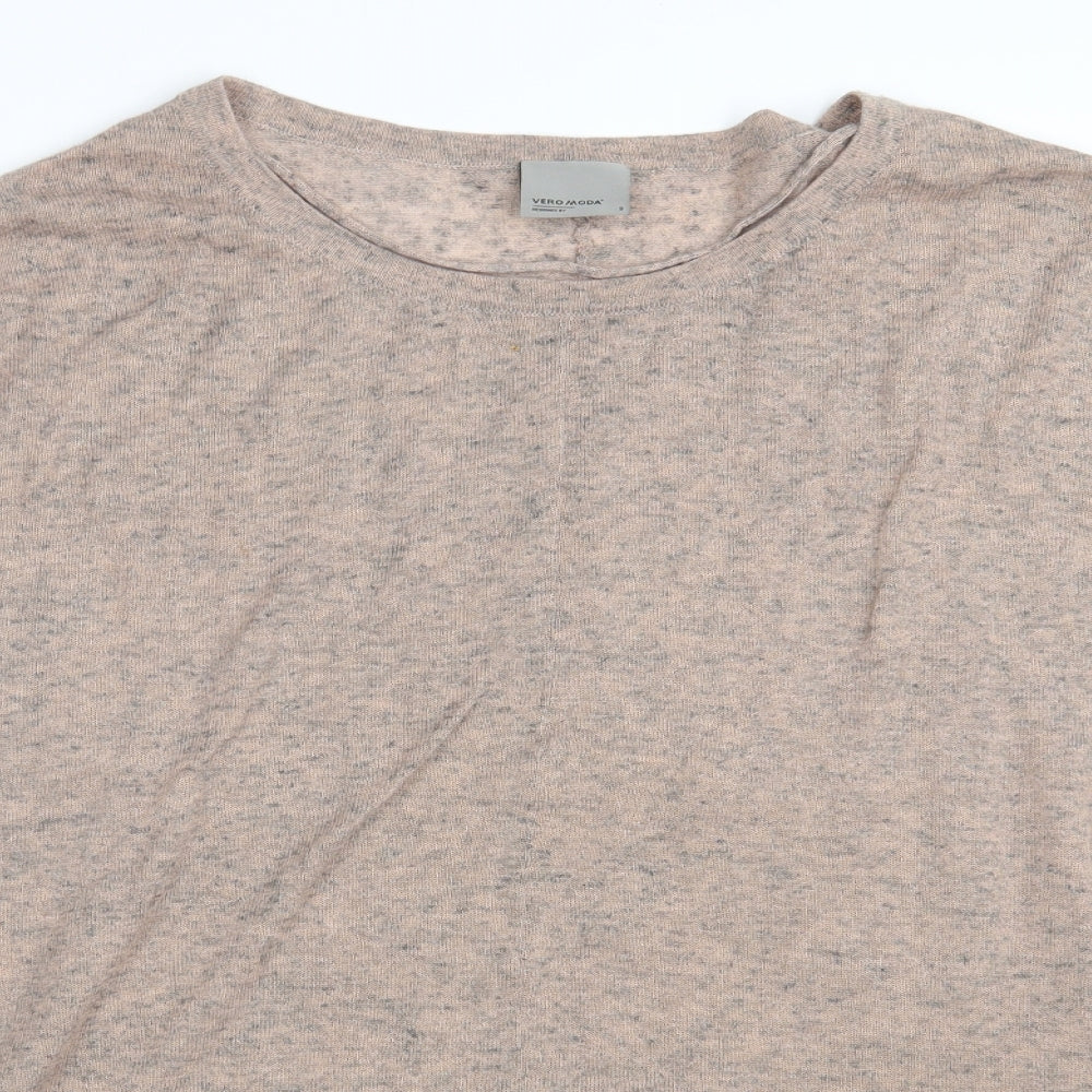 Womens UK Size S Vera Moda Pink Pullover Jumper