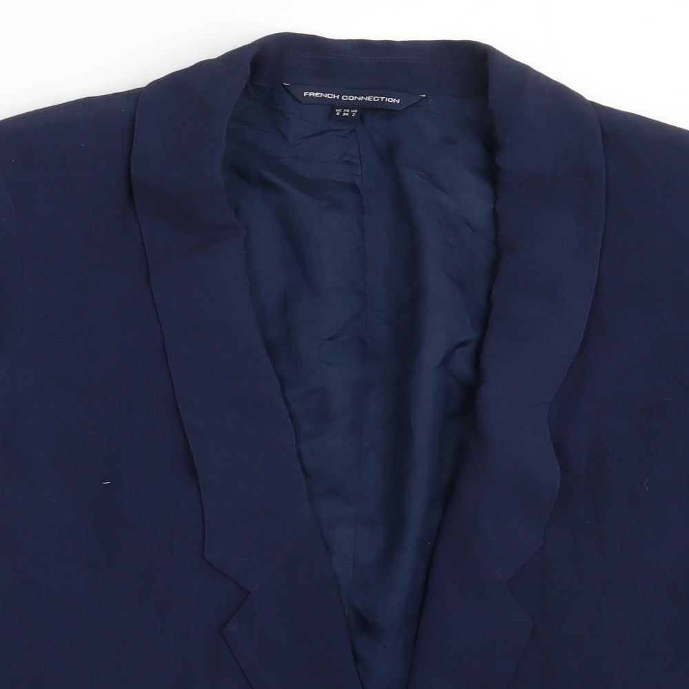 Womens UK Size 6 French Connection Blue Jacket