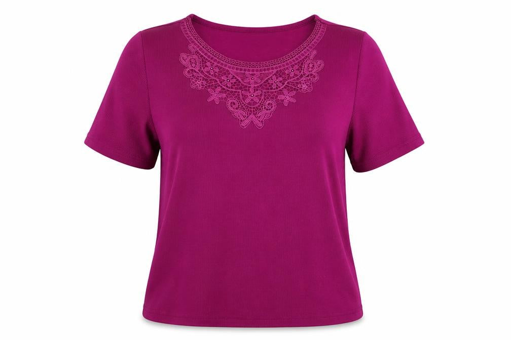 Womens UK Size M Bonmarché Purple Pullover Jumper