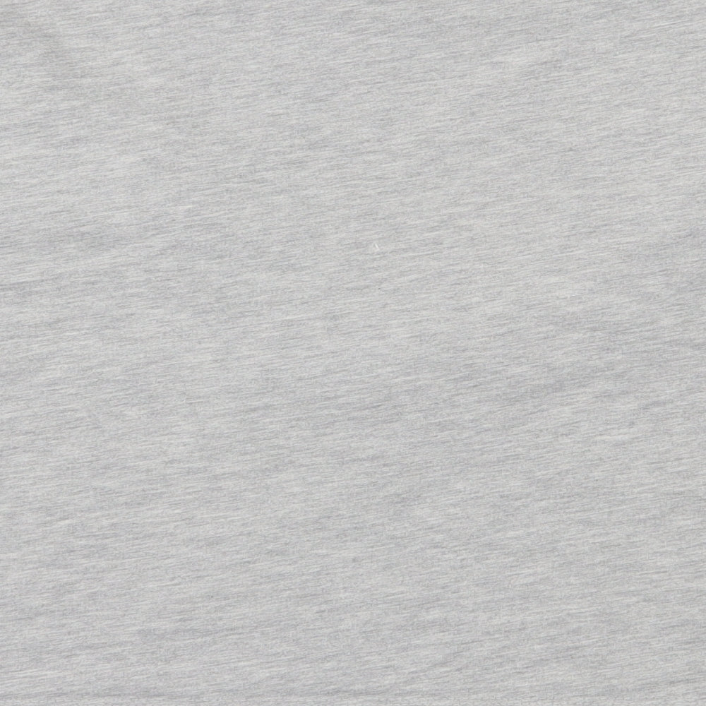Brand and care label for Pep&Co women’s grey polyester pullover sweatshirt, size UK 16, pullover - cropped