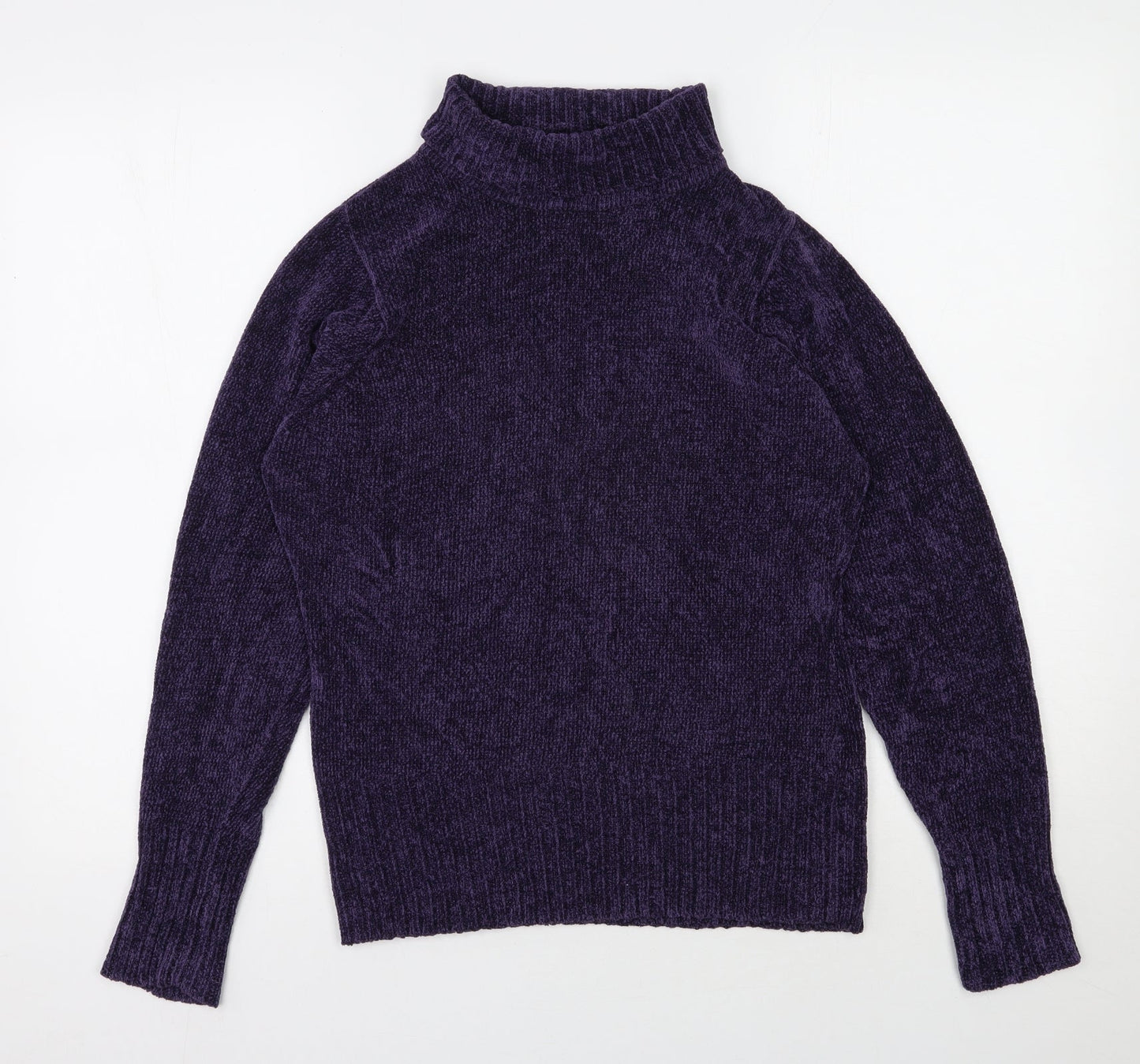 Womens UK Size 10 EWM Purple Pullover Jumper