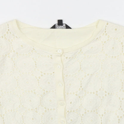 Womens UK Size 10 Savida Beige Cardigan Jumper