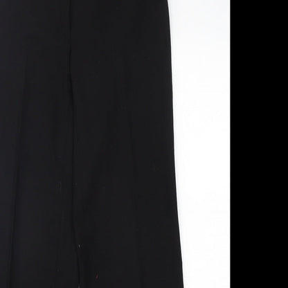 Robell Womens Black  Polyester Trousers  Size 8 L31 in Regular