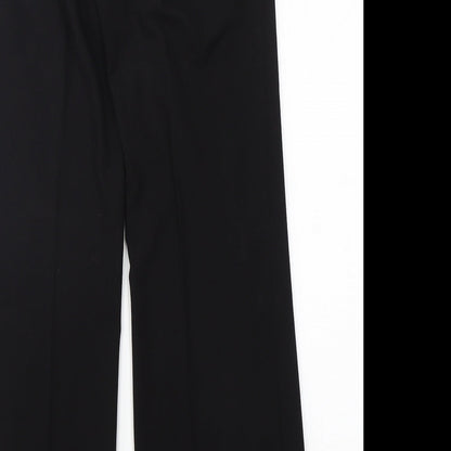 Robell Womens Black  Polyester Trousers  Size 8 L31 in Regular