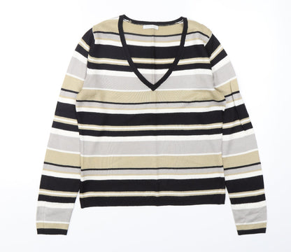 Womens UK Size 10 Matalan Multicoloured Pullover Jumper
