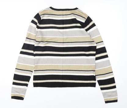 Womens UK Size 10 Matalan Multicoloured Pullover Jumper