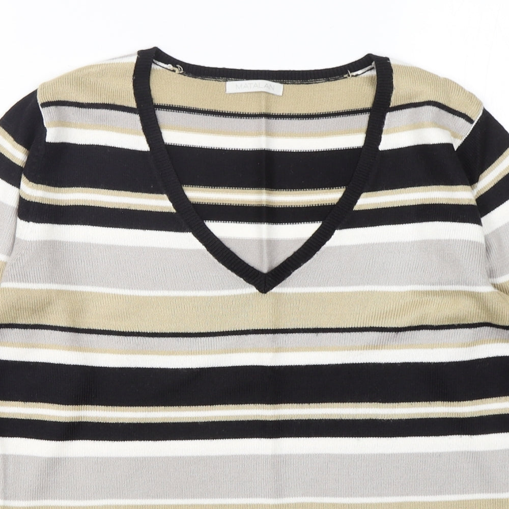 Womens UK Size 10 Matalan Multicoloured Pullover Jumper
