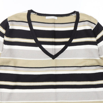 Womens UK Size 10 Matalan Multicoloured Pullover Jumper