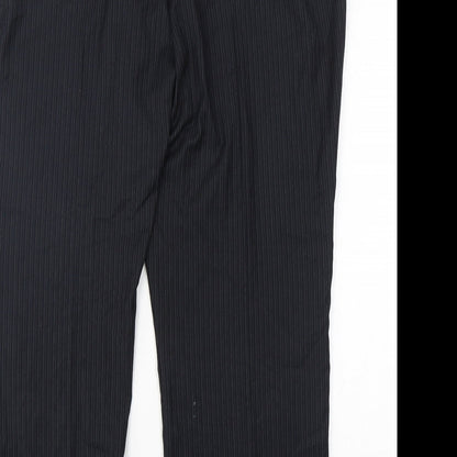 Womens UK Size 20 Marks and Spencer Regular Fit  Blue Trousers