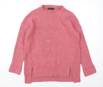 Womens UK Size S Marks and Spencer Pink Pullover Jumper