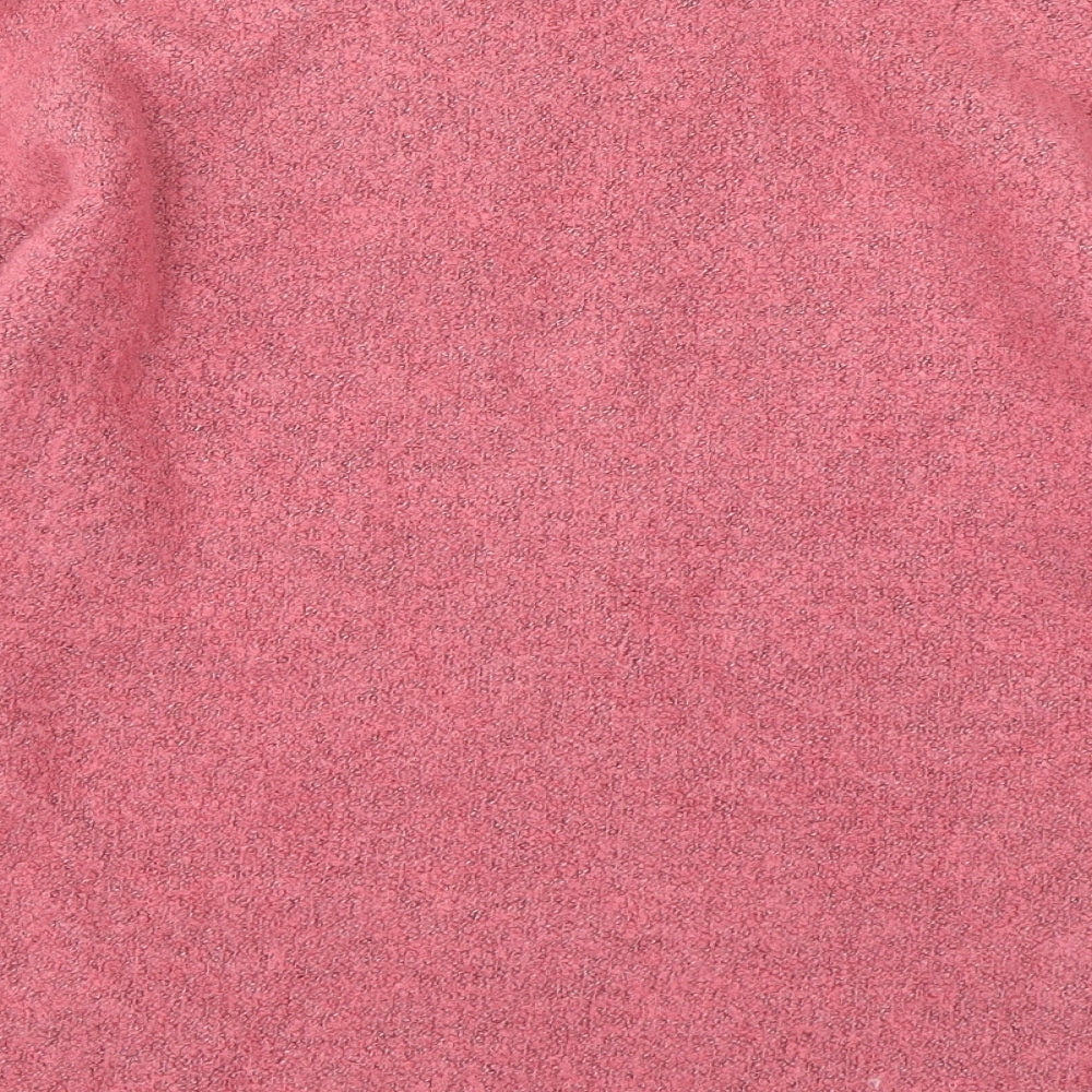 Womens UK Size S Marks and Spencer Pink Pullover Jumper