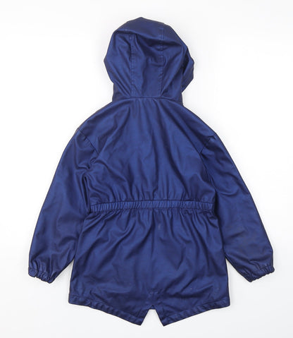 TU Womens Blue   Parka Coat   Zip