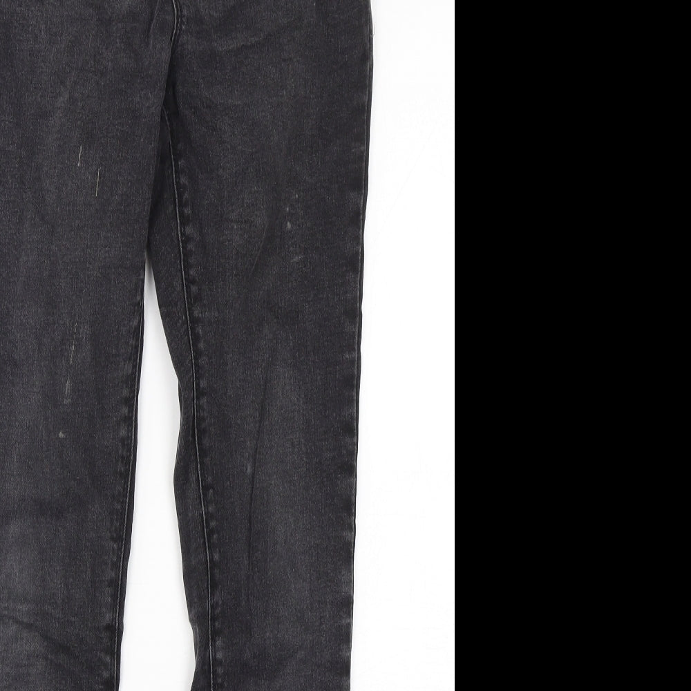 Denim Co Womens Black  Cotton Skinny Jeans Size 12 L30 in Regular
