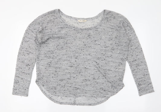 Womens UK Size 14 Miss Selfridge Grey Pullover Jumper