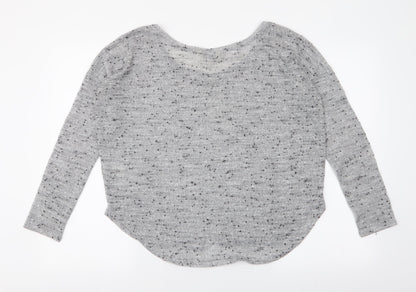Womens UK Size 14 Miss Selfridge Grey Pullover Jumper