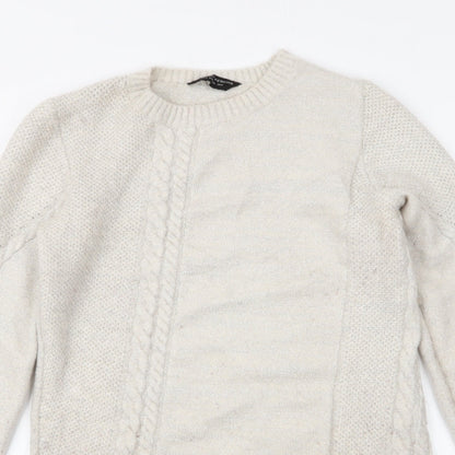 Womens UK Size 8 Dorothy Perkins Beige Pullover Jumper