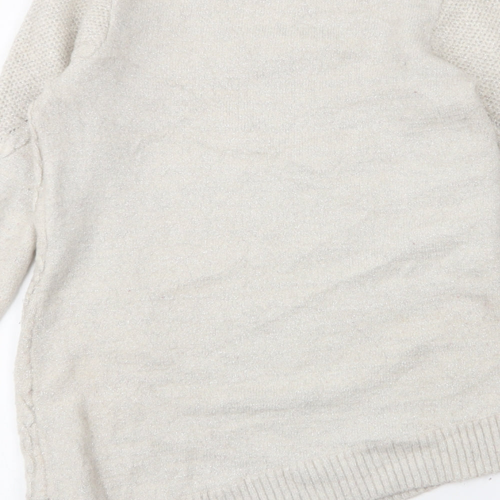 Womens UK Size 8 Dorothy Perkins Beige Pullover Jumper