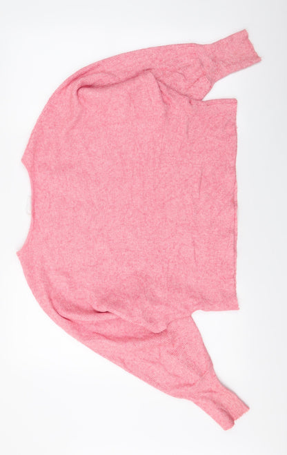 Womens UK Size M VILA Pink Pullover Jumper