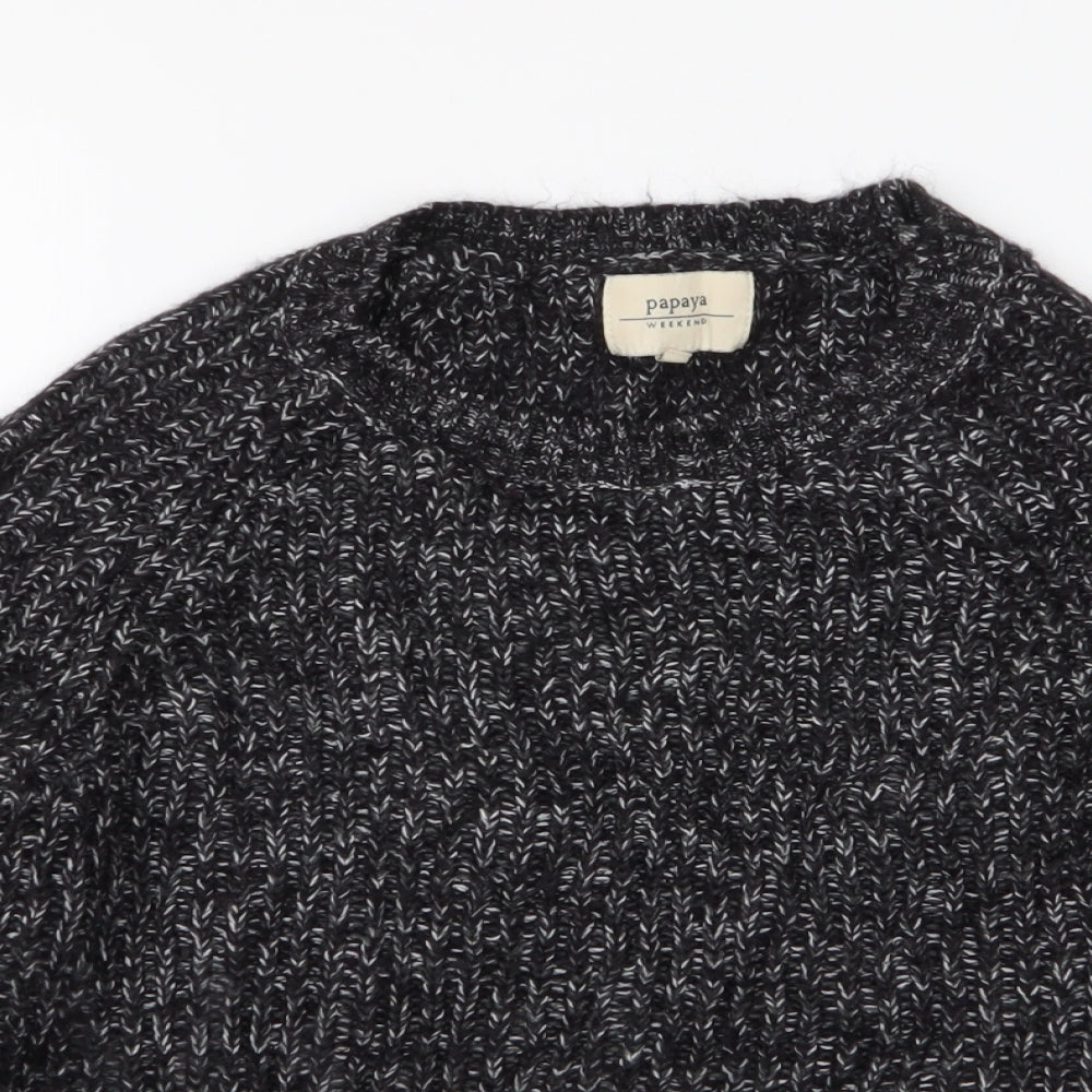Womens UK Size 8 Papaya Grey Pullover Jumper