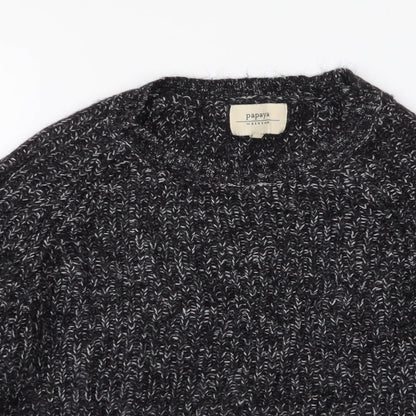 Womens UK Size 8 Papaya Grey Pullover Jumper