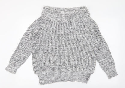Womens UK Size 8 New Look Grey Pullover Jumper