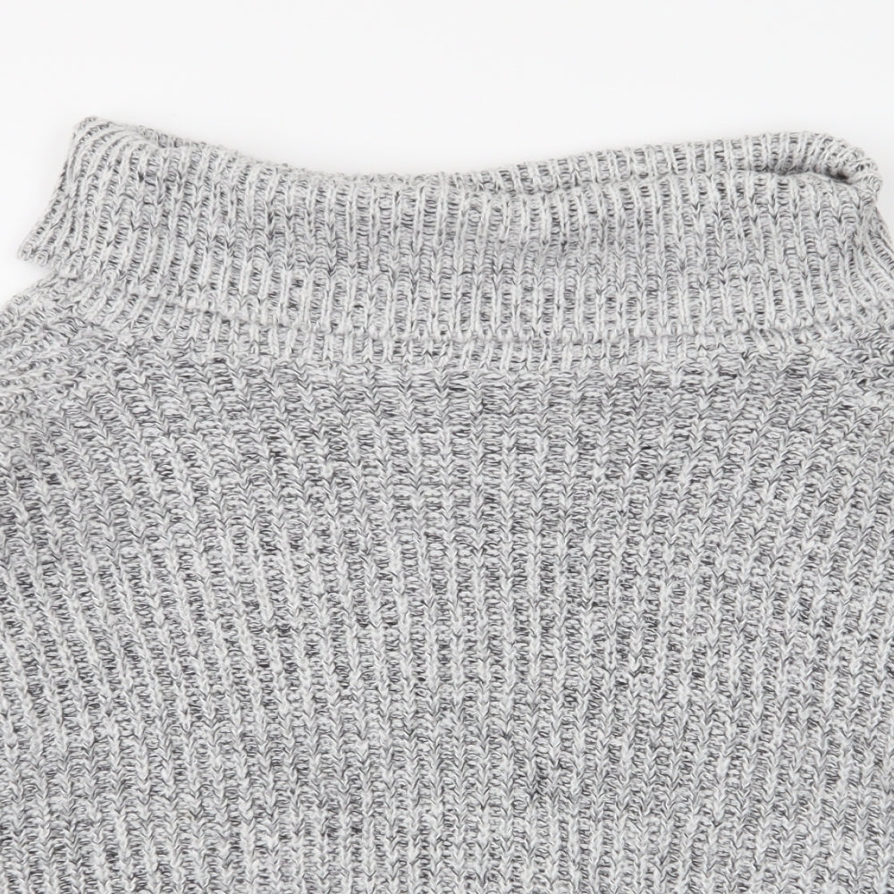 Womens UK Size 8 New Look Grey Pullover Jumper