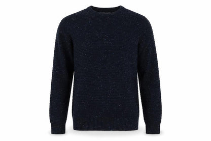 Cedarwood State Mens Blue Round Neck Acrylic Pullover Jumper Size M