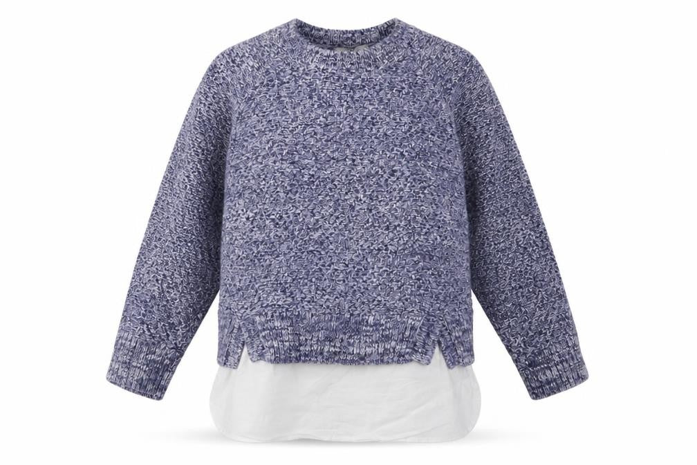 Womens UK Size 10 TU Blue Pullover Jumper