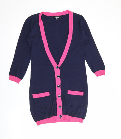 Womens UK Size 8 ASOS Blue Cardigan Jumper