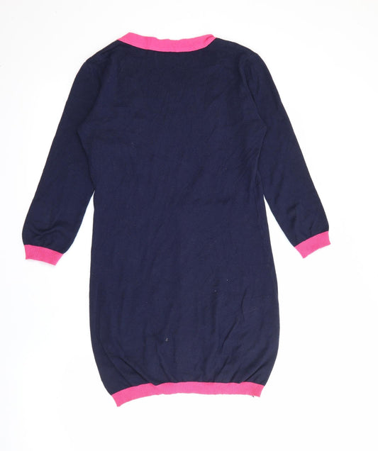 Womens UK Size 8 ASOS Blue Cardigan Jumper