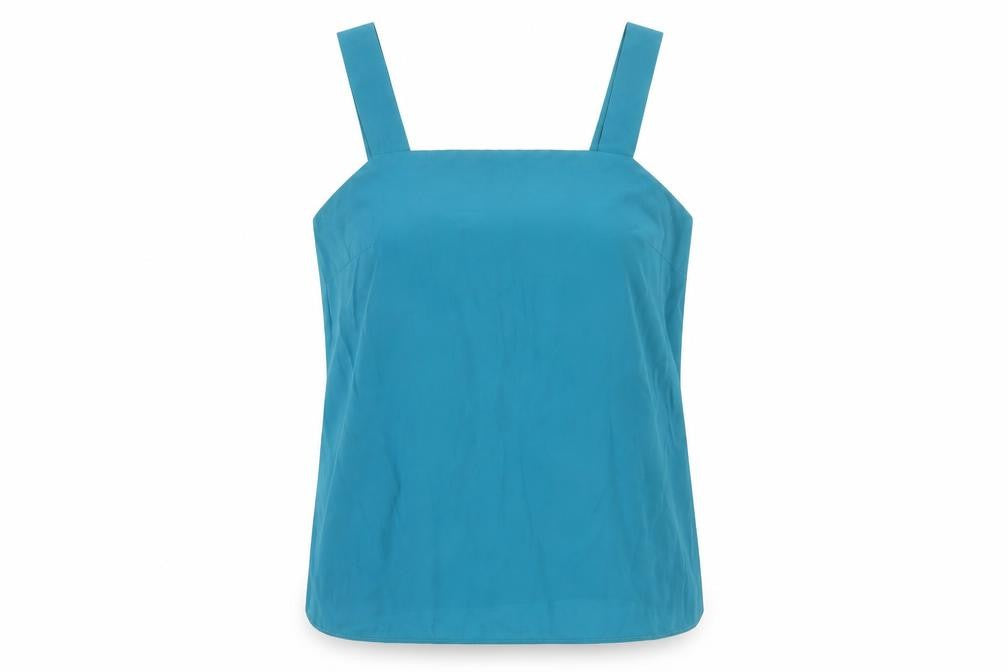 Womens UK Size 12 F&F Green Basic Tank