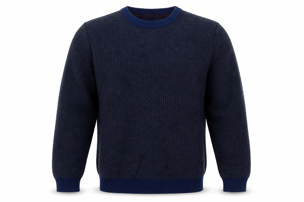 Mens UK Size S Marks and Spencer Blue Pullover Jumper